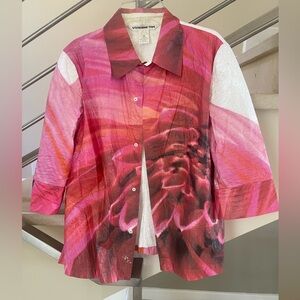 Vintage Vivienne Tam very rare Pink Floral Jacket